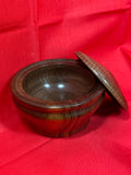 Small Black Walnut Lidded bowl