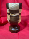 8oz Segmented Stemmed Drink Glass