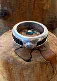Horse Hair Sterling Ring with stone - special order
